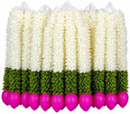 Hanging Flower Decoration|Puja Decoration Items 14 INCHES, Pack 10 by Unknown