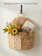 2 PC Hanging Door Basket,Scalloped Wall Baskets for Front Door-L - Image 6