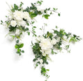 Ling's moment 2 Pack White Sage Floral Garland Wedding Arch Flowers by LingsMoment