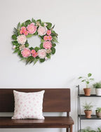 Spring Summer Wreath for Front Door with Large Peonies, Daisies for All Seasons Indoor Outdoor Use, 24" Silk Floral Wreath Spring Summer Decorations for Home, Porch, Wall, Farmhouse, Wedding Decor - Image 6