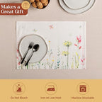 Maison d' Hermine Placemats Set of 4 Reusable 100% Cotton (13"x19") - Image 5