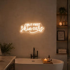But First Skin Care Neon Sign LED Neon Light for Wall Decor - Image 4