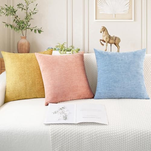 CaliTime Decorative Couch Throw Pillow Covers 18 X 18 Inches Dusty Pink - Image 5