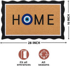 Folkulture Door Mat, Welcome Matt Outdoor Doormats for Home - 16" x 28" - Image 2