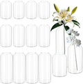 Set of 12 Glass Bud Vases in Bulk,Small Flower Vases for Centerpieces by Keketin