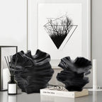 Ceramic Vase - Set of 2 for Home Decor,Black Flower Shape Pampas Vases Minimalist Nordic Boho Style for Modern Farmhouse Decor, Living Room、 Kitchen、Mantle、Bedroom、Dining Table、Office - Image 7