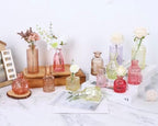 CUCUMI 38pcs Bud Vases for Centerpieces, Colorful Vintage Glass Vase Set - Image 5