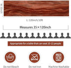 10 Pack Terracotta Cheesecloth Table Runners 35x120 Inch, 10FT Rustic Burnt Orange Cheese Cloth Table Runner for Wedding Bridal Shower Baby Shower Birthday Holiday Decor - Image 5