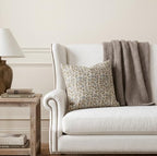 Linen Throw Pillow Covers 20x20 inch Gray and Green Decorative Pillow Covers for Living Room, Bedroom - Image 5