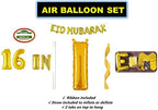 [6 Sets]16 Inch Gold Eid Mubarak Foil Balloons EID Balloon Party Decoration Ramadan Decoration EID Wall Decor Islamic Wall Decor Islamic Gifts 123 (6 Sets) - Image 3