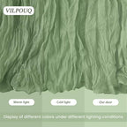 12Pack Sage Green Cheesecloth Table Runner 10FT Wedding Party Decor - Image 7