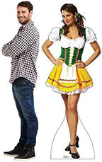 Cardboard People Beer Garden Girl Life Size Cardboard Cutout Standup - Image 3