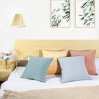 Throw Pillow Covers 20x20 Set of 4 Soft Velvet Couch Cushion Covers Modern 8-Colors Designs Pillowcases Decorative Cushion Cases for Sofa Bedroom Home Decor(Morandi Series) - Image 2