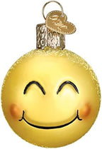 Old World Christmas Ornaments: Mini Ornament Sets Glass Blown Ornaments for Christmas Tree, Emojis - Image 7