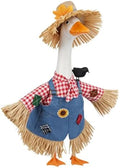 Fall Porch Goose Outfit Scarecrow Costume, Thanksgiving Porch & Yard Decor by GJL