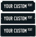 Custom Street Sign, Personalized Novelty Road, Brown Background, Christmas | 32x8 Inches, ACM, Made in USA by Sigo Signs by SigoSigns