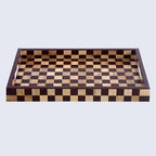 Handicrafts Home Resin Inlay Wood Decorative Serving Ottoman Tray, 17x11 - Image 6