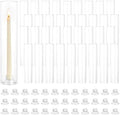 Hewory Hurricane Glass Candle Holders: 36 PCS Chimney Covers Bulk 12.6" H by Hewory