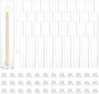 Hewory Hurricane Glass Candle Holders: 36 PCS Chimney Covers Bulk 12.6" H by Hewory