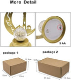 Ramadan Lantern, Festive Decoration Lanterns, Gold, Metal, Plastic - Image 3