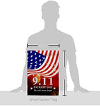 Remember 911 Flag Wood Dowel Set 25th Anniversary Patriot Day Wall Decor 2001-2026 Memorial Gifts Commemorative Memorabilia Home Poster Yard Decorations Garden Remembrance Tribute Tapestry - Image 2