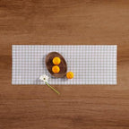 Solino Home 100% Pure Linen Table Runner Natural, Gingham Check 14 x 48 in - Image 4