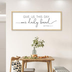 Give Us This Day Our Daily Bread Sign Kitchen-Dining Scripture Wall Decor - Image 4