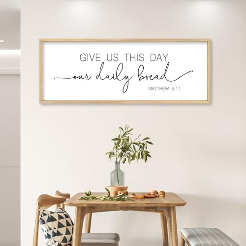 Give Us This Day Our Daily Bread Sign Kitchen-Dining Scripture Wall Decor - Image 4