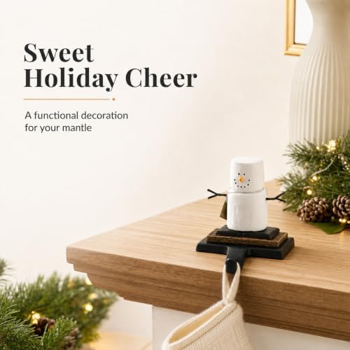 Christmas Decoration- Cast Iron/ Resin S'mores Stocking Holder by Midwest CBK - Image 6