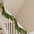 4 Pcs 6 Ft Christmas Norfolk Pine Garland with Lights for Mantle - Image 5