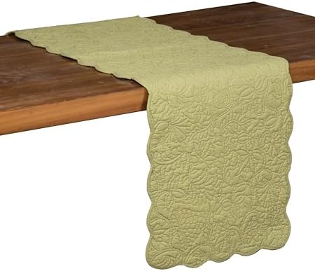Christiana Sweet Pea Floral Quilt 100% Cotton Table Runner 14" x 51" - Image 2