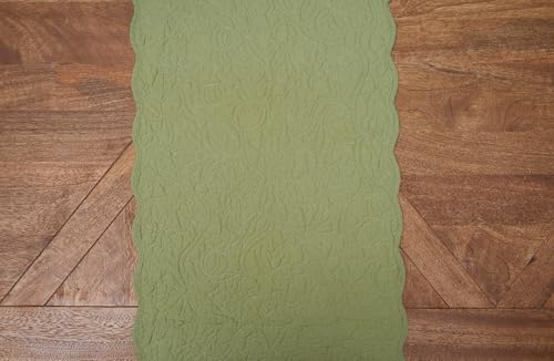 Christiana Sweet Pea Floral Quilt 100% Cotton Table Runner 14" x 51" - Image 3