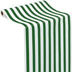 AmazingSpark Striped Table Runner Roll,Green,50' Long X 16" Wide by Unknown