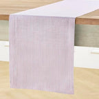 Solino Home 100% Pure Linen Table Runner, 14 x 144 in, Pink, Narrow Stripe - Image 3