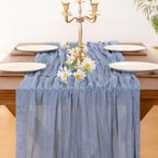 10 Pack Cheesecloth Table Runner Fall Boho Gauze Wedding Party Home Decor - Image 5