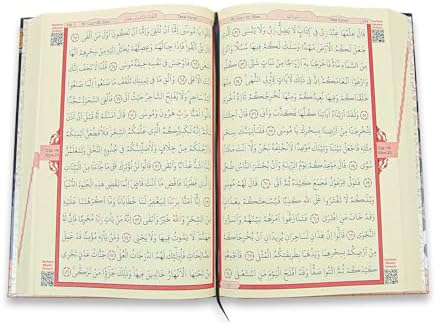 ihvan online The Holy Qur'an, Portable Footed Magnificent Kaaba Door Velvet Covered Quran Set, Holy Muslim Book Arabic Quran, Perfect Islamic Ramadan Eid Gifts, Medium, Black - Image 6
