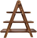Ipetboom Wood 3 Tier Serving Tray Rectangle, 17x16x8, for Indoor Outdoor by Unknown