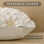 DFXSZ Spring Summer Pillow Covers 22x22 inch Set of 2 White Sunflower - Image 3