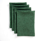 Solino Home 100% Linen Napkins Forest Green, Athena 20 x 20 in, Set of 4 by SolinoHome