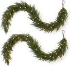 Valery Madelyn 6ft Artificial Norfolk Pine Christmas Garland for Mantle 2PC by ValeryMadelyn