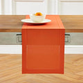 Solino Home Cotton Linen Table Runner Burnt Orange Hemstitch, 14 x 90 in by SolinoHome