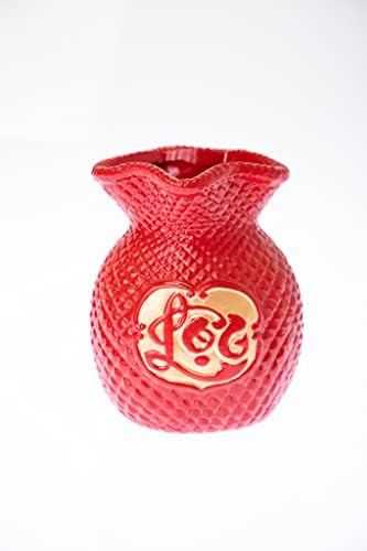 Money Bag Ceramic Vase l Lunar New Year Decoration l TET Decoration l Lunar New Year Decoration l TET Photo Props l Decorative Vases for TET (Red (4.5"x 3"x 6”)) (Tet1960rd) - Image 2