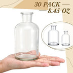 Lallisa 30 Pcs 4.9 Inches Small Glass Bud Vases Bulk Mini, Clear - Image 4