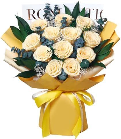 Vrioca Flowers for Delivery, Preserved Flowers Bouquets, Birthday Gifts for Women Mom by VRIOCA