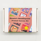 Howie's Needlepoint Christmas Needlepoint Kits, 18CT Printed Embroidery Pattern Starter Kits, Stamped Patterns Canvas Kits(Christmas Tree-Red Ball,4x4inch) - Image 3