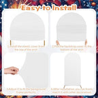 3 Pcs Patriotic Arch Cover Spandex Fitted 4ft 5ft 6ft,Classic - Image 4