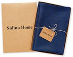 Solino Home 100% Pure Linen Napkins Royal Blue, Athena 20 x 20 in, Set of 4 - Image 3