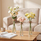 Set of 12 Clear Glass Bud Vases for Centerpiece, Assorted - Image 4