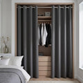 KOUFALL 78 Inch Long Closet Curtain 2 Panels,Insulated Thermal Closet Door Curtains Without Doors,Blackout Alternative to Accordion Door by KOUFALL