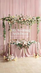 Ling's moment Pink Blush Artificial Dahlias, Wedding Flowers, 25 pcs - Image 3